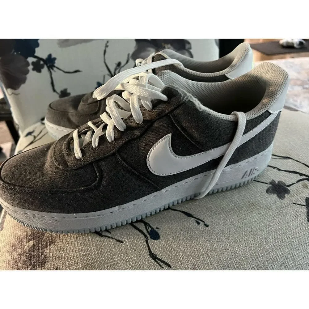 Nike Air Force 1 Low Recycled Canvas Men’s Size 13 Iron Grey CN0866-002